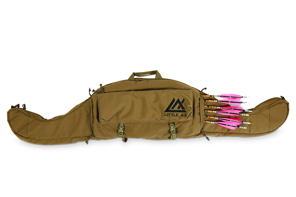 R2 Traditional Archery Bow – Coyote Brown Ax Case/Bag Little –